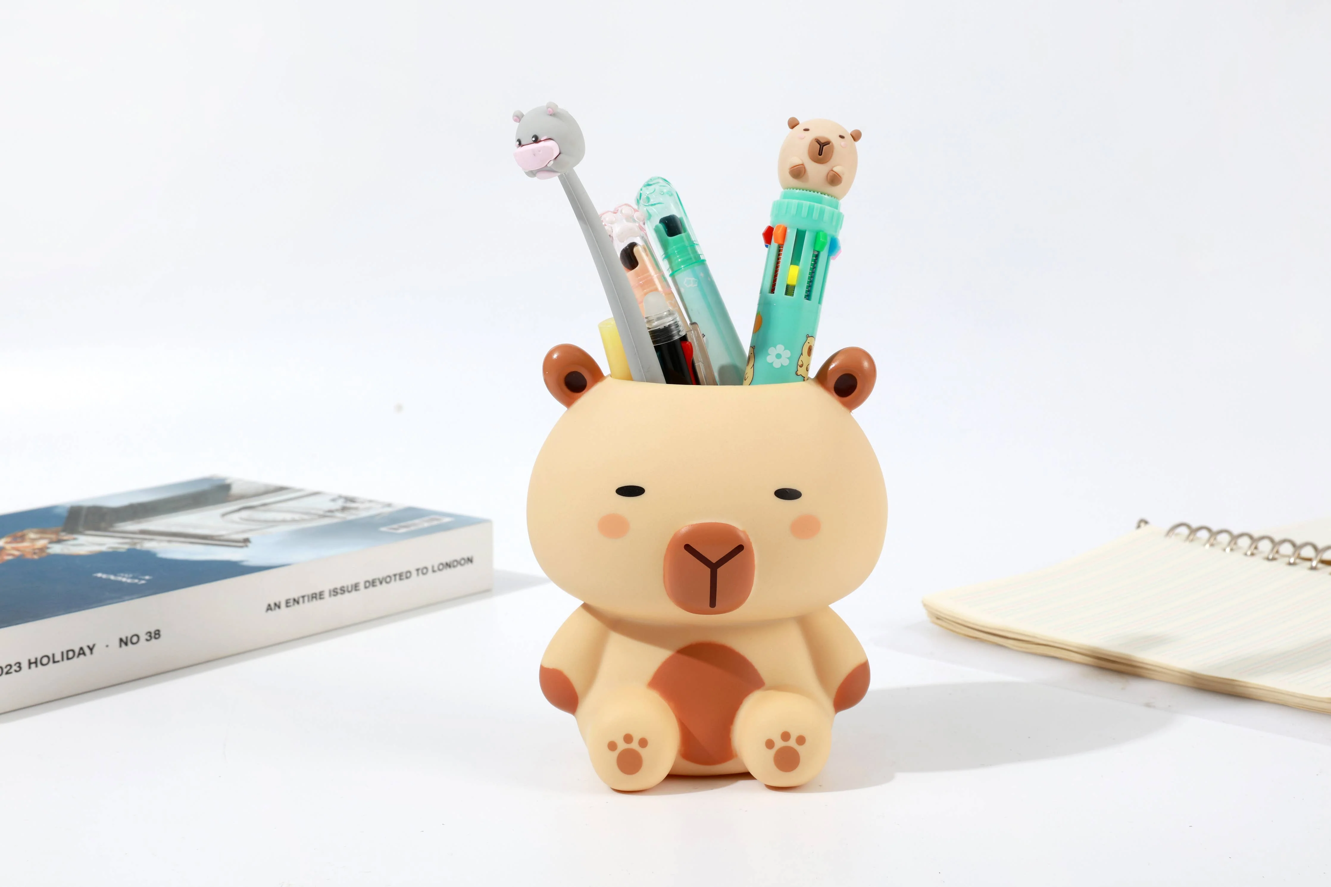 Söt Capybara Pennhållare – Kawaii - Image 4
