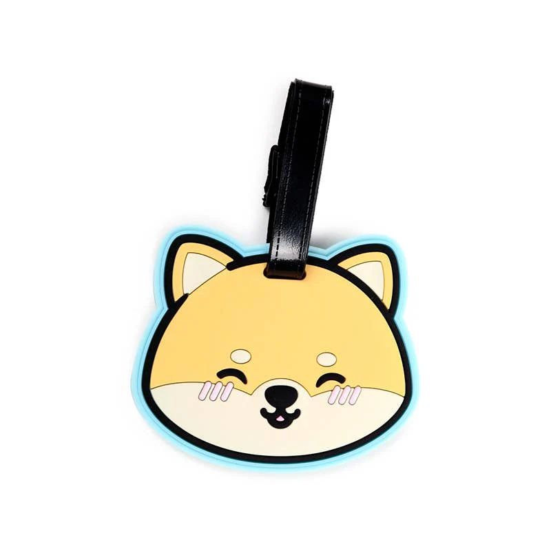 Adoramals Shuggs Shiba Inu PVC-bagagetag - Image 4