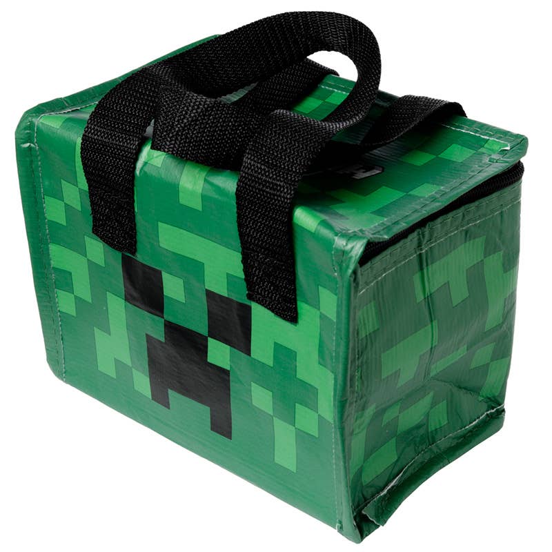Återanvändbar kylväska för lunch i RPET – Minecraft Creeper - Image 5