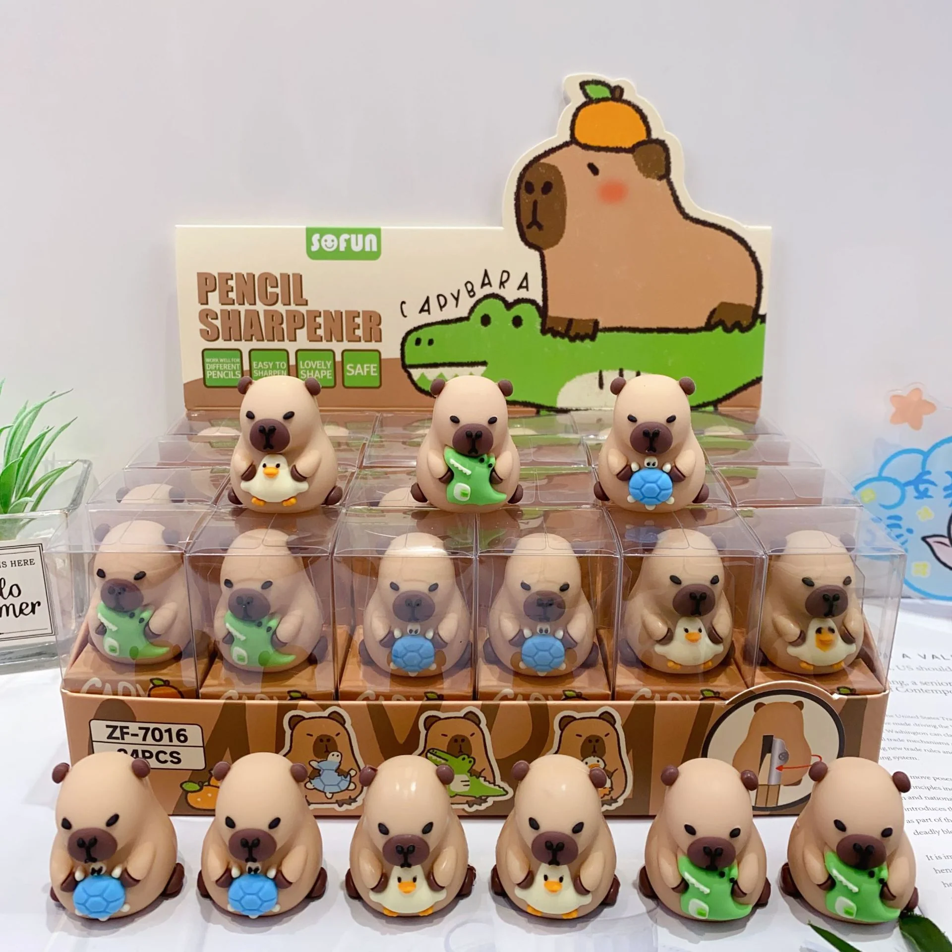 Söt Capybara pennvässare