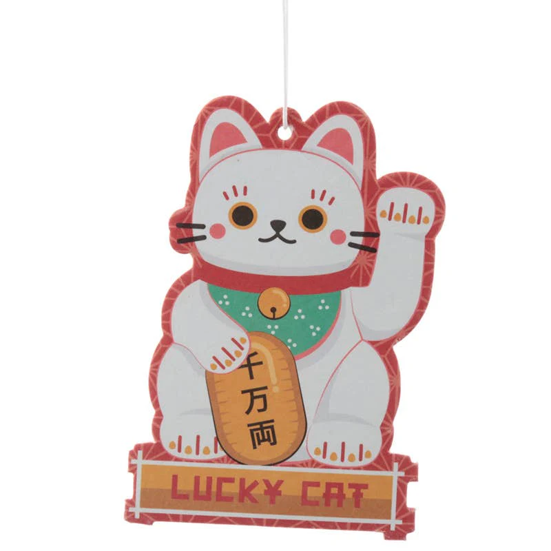 Maneki Neko luftfräschare vit jasmin doft – turkatt japansk design - Image 3