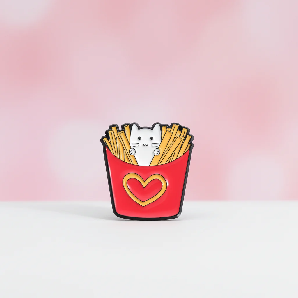 Pin - Katt med pommes