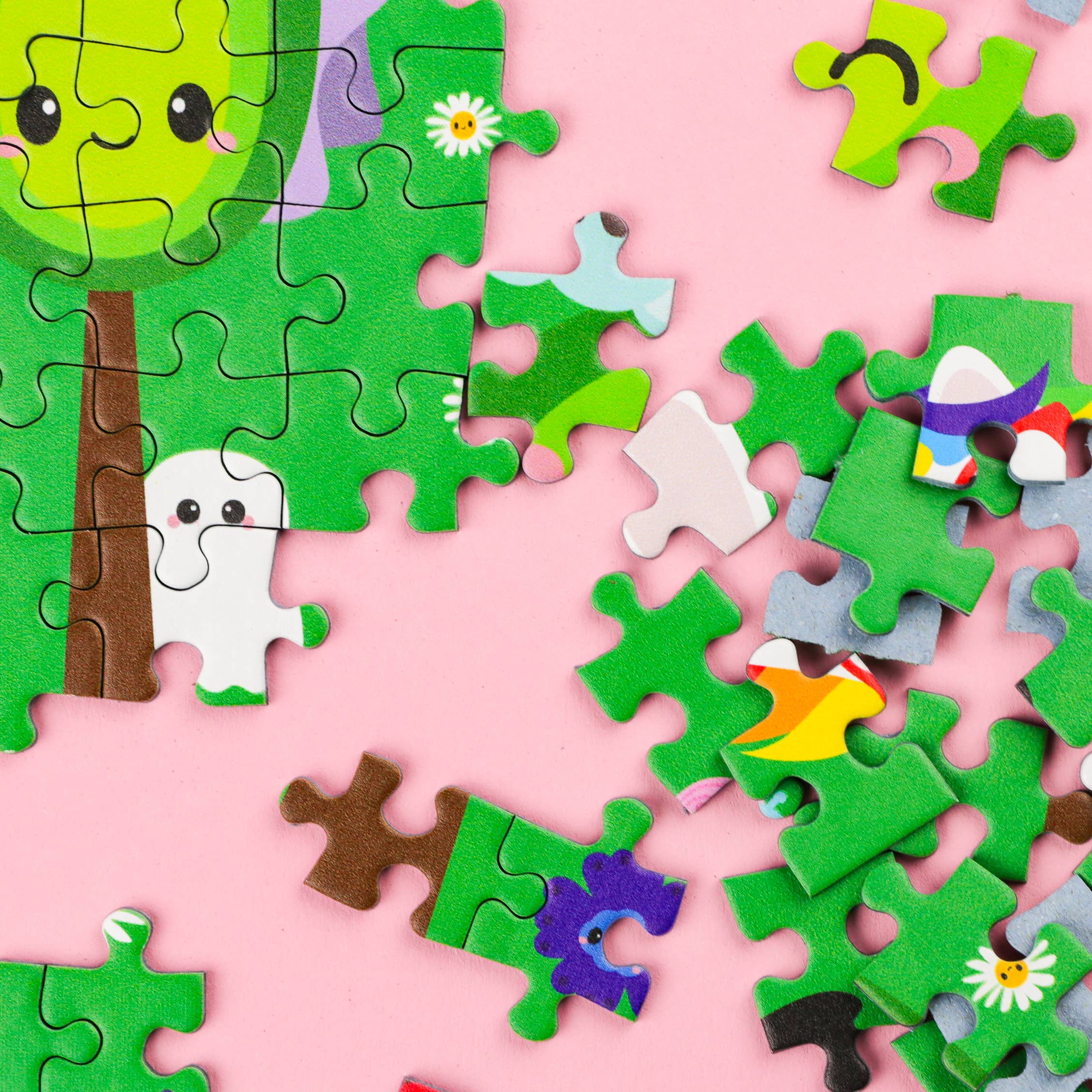 Kawaii pussel 1000 bitar – Söta figurer, färgglatt och roligt! - Image 11