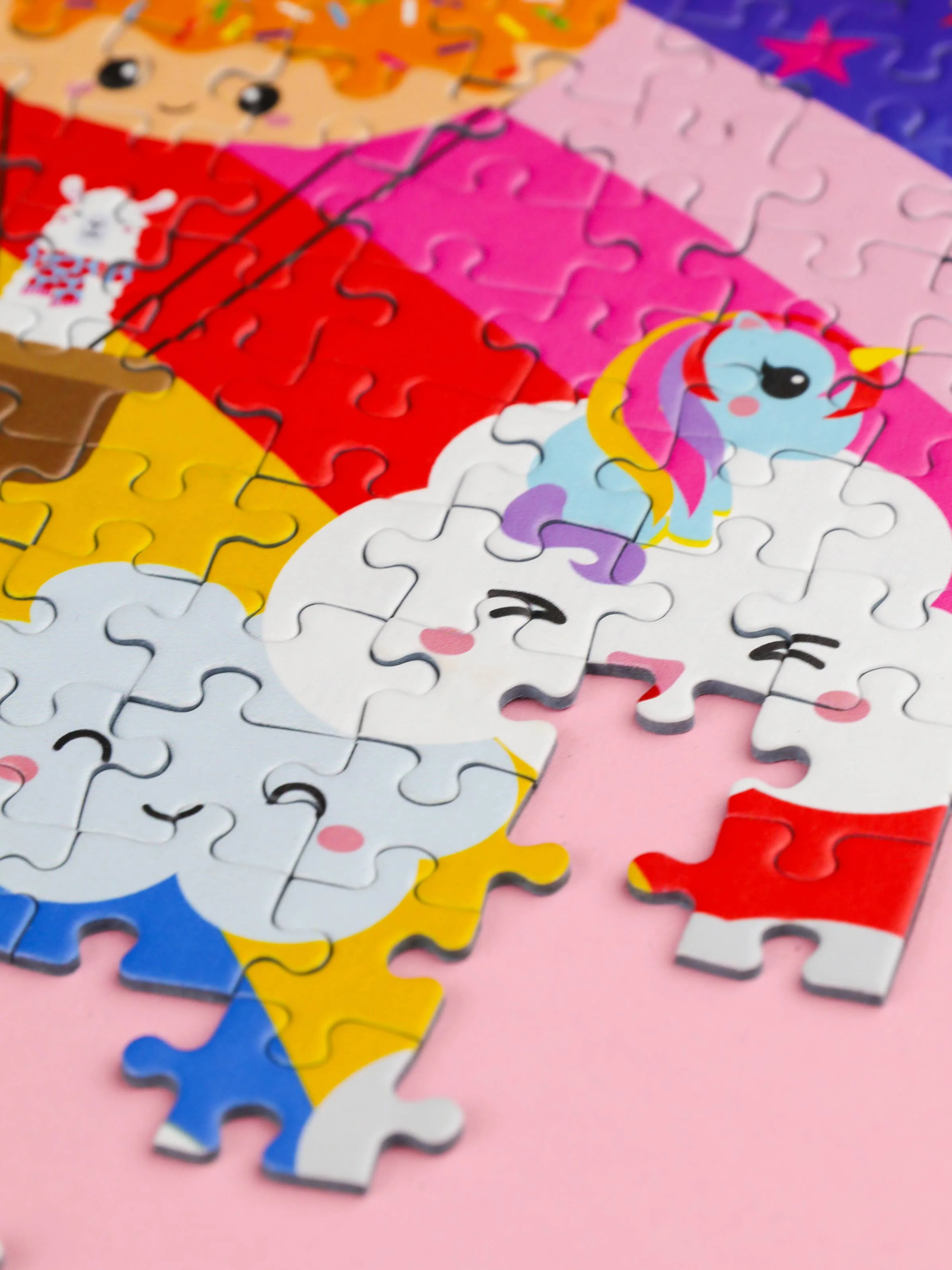 Kawaii pussel 1000 bitar – Söta figurer, färgglatt och roligt! - Image 4