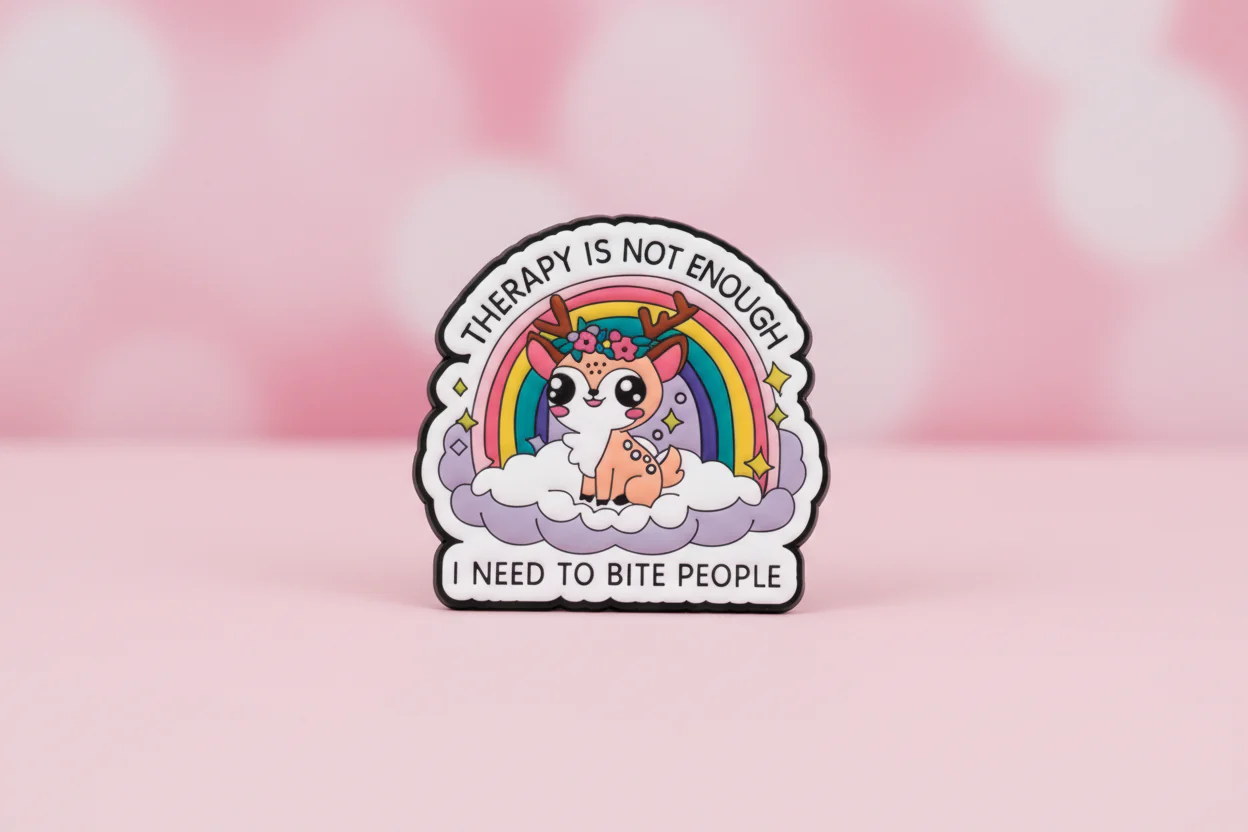 Pin - "Therapy is not enough, I need to bite people"
