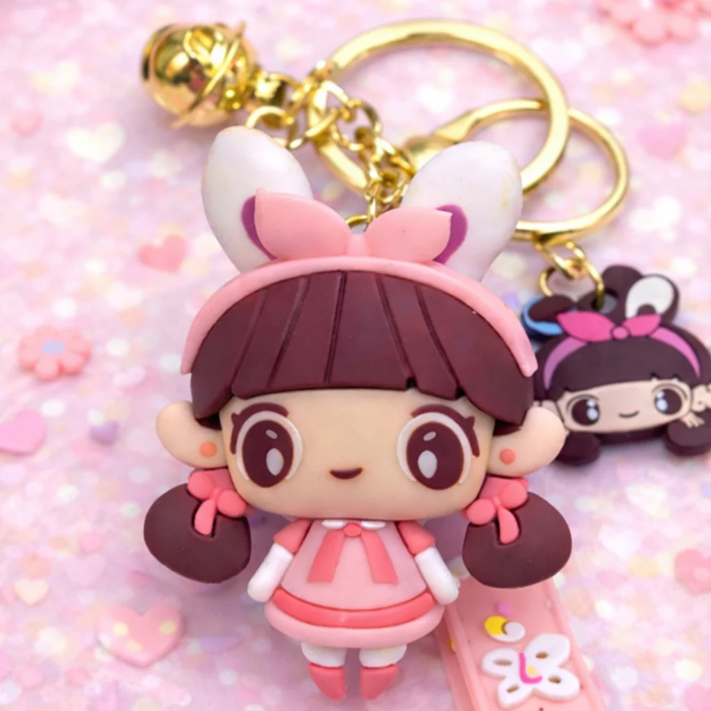 Nyckelring Manga Doll Kawaii