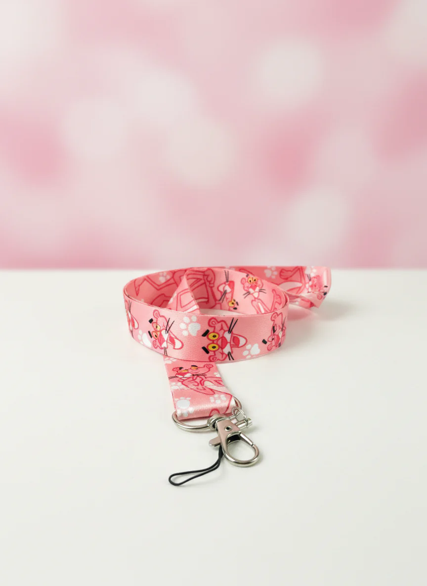 Nyckelband Rosa Pantern