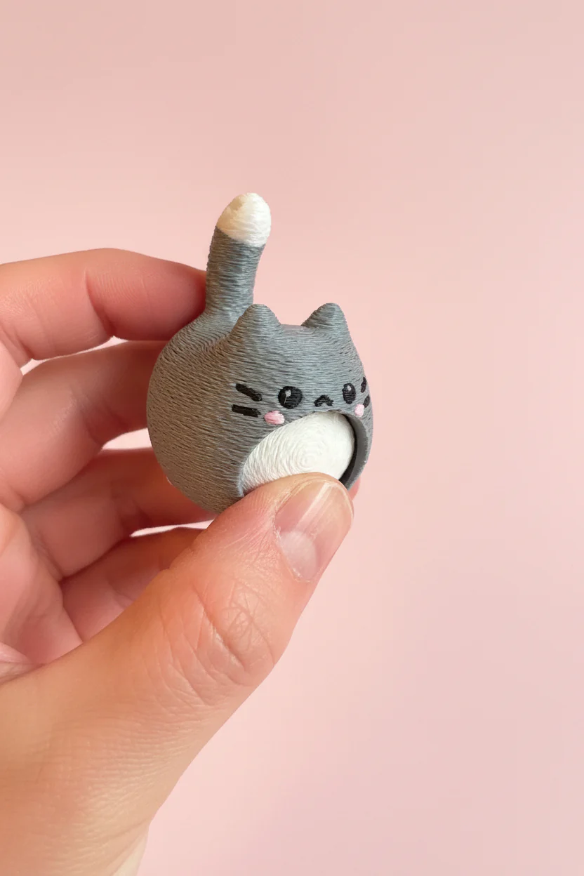 Nyckelring Katt Clicker (Chonky cat) - Image 4