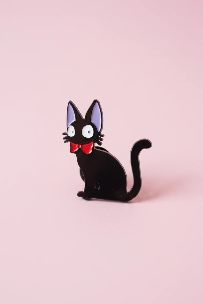 Pin - Katt med fluga