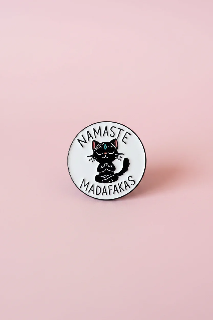 Pin - "Namaste Madafakas"