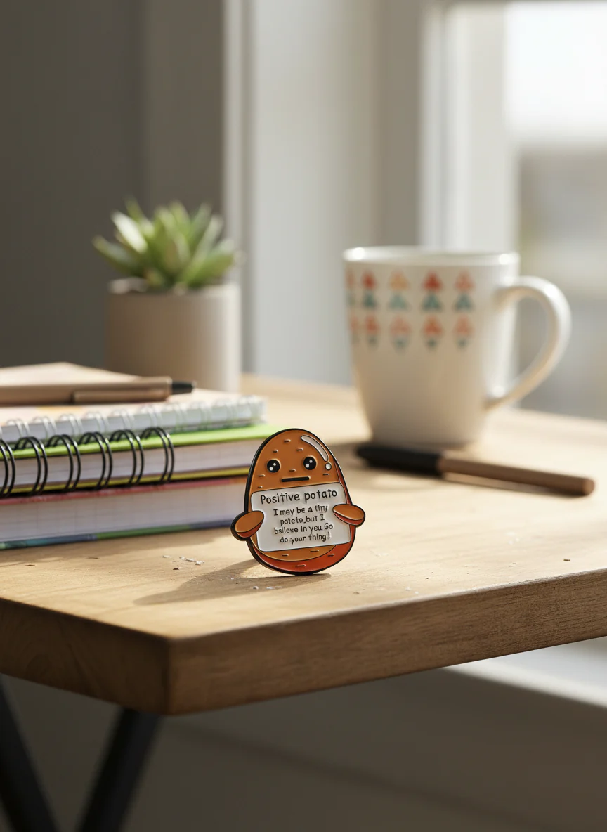 Pin - "Positive Potato - I may be a tiny potato but I belive in you, go do your thing" - Image 2