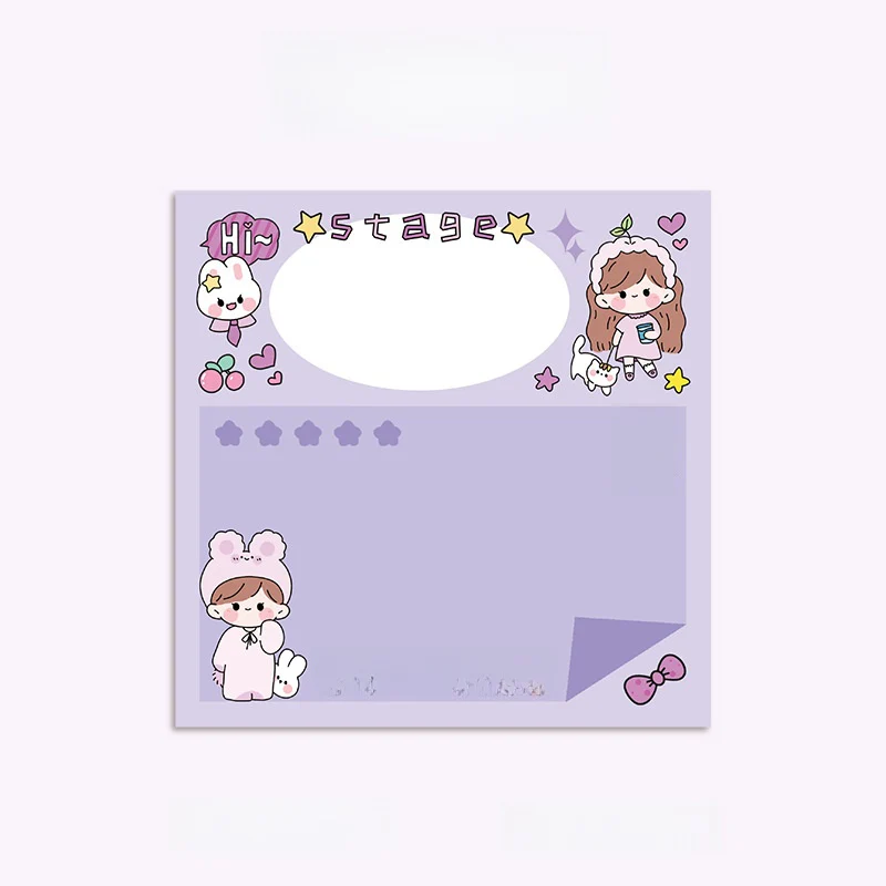 Kawaii notepads- Sött Anteckningsblock i fyra designs - Image 4