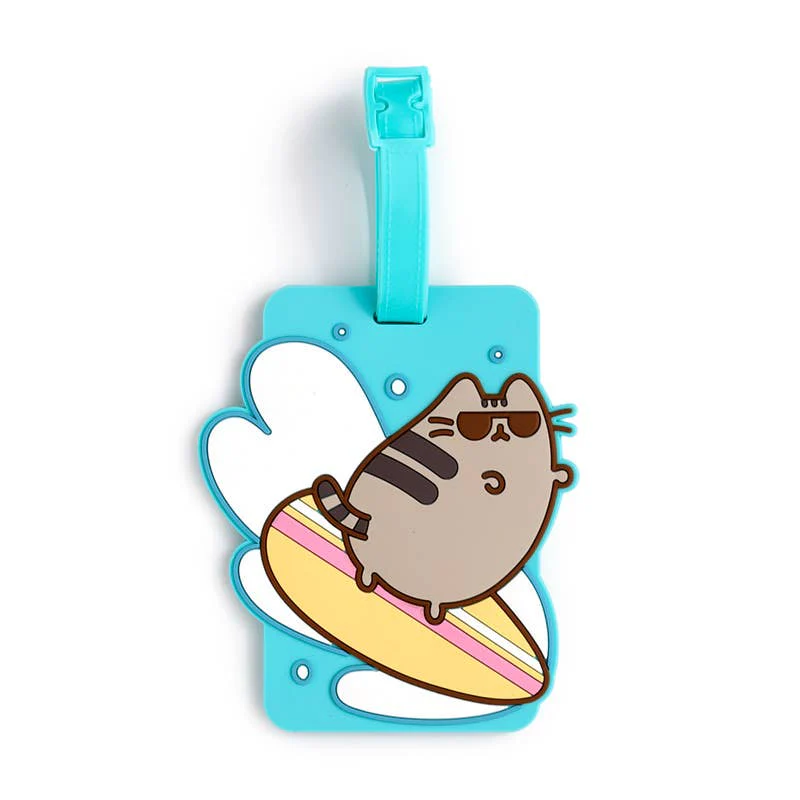 Pusheen the Cat sommar-surfare PVC bagageetikett - Image 2