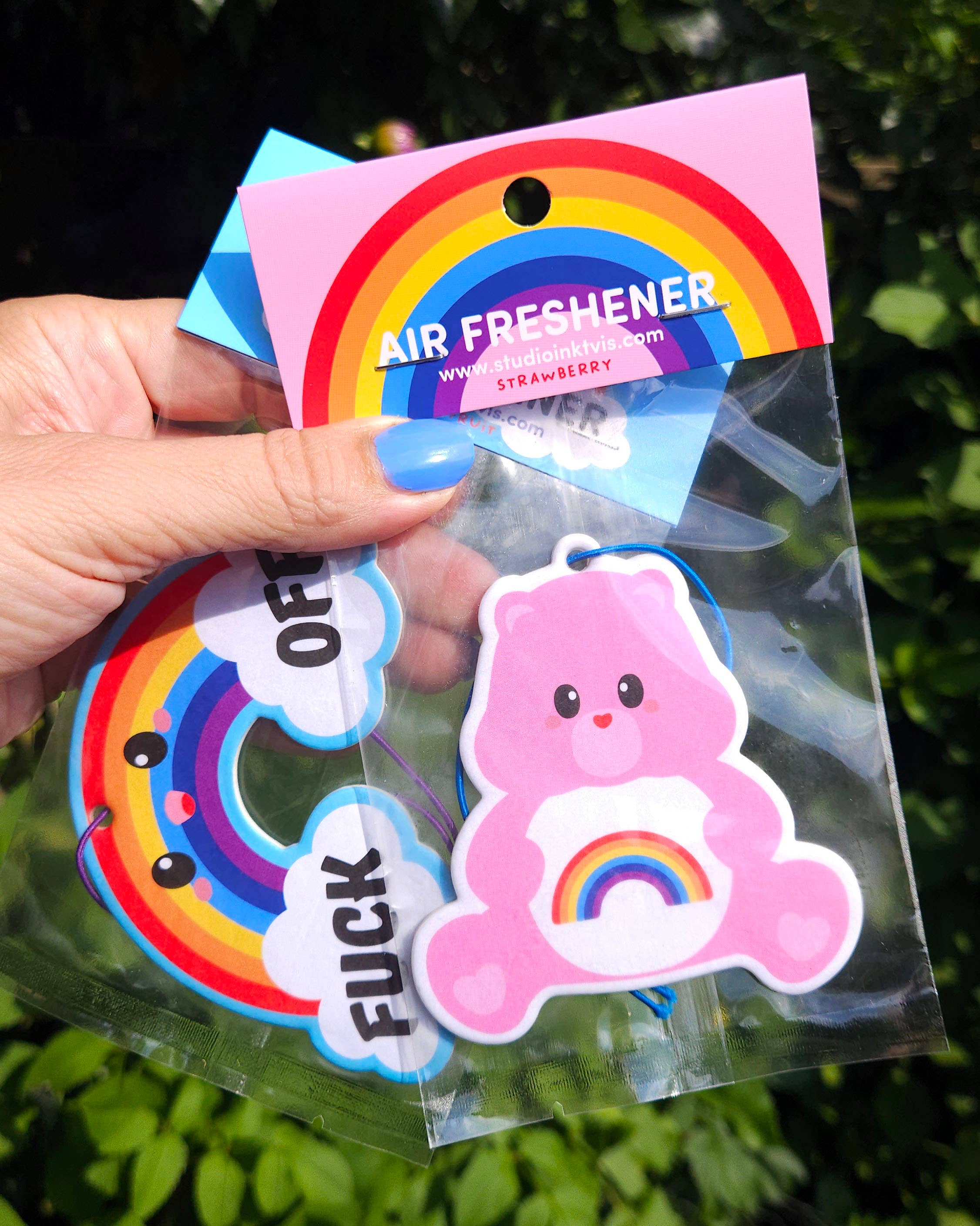 Regnbågsfärgad Luftfräschare Passionsfruktsdoft - Image 3