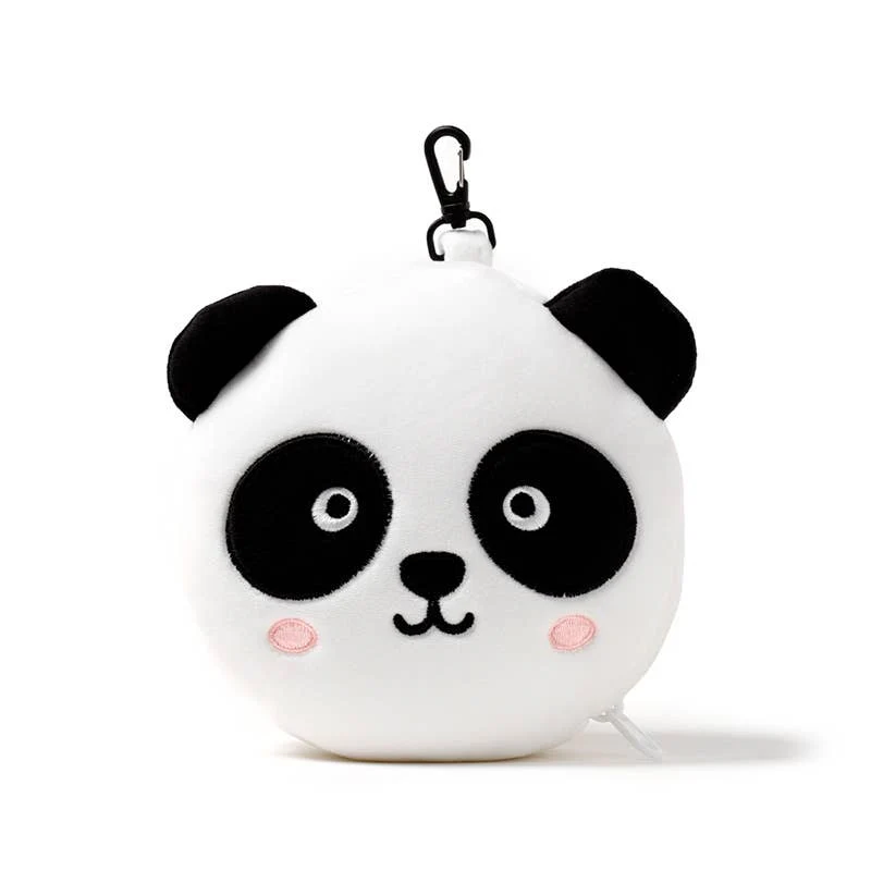 Relaxeazzz Panda Resekudde & Ögonmask - Mjuk Plysch Nackkudde - Image 4