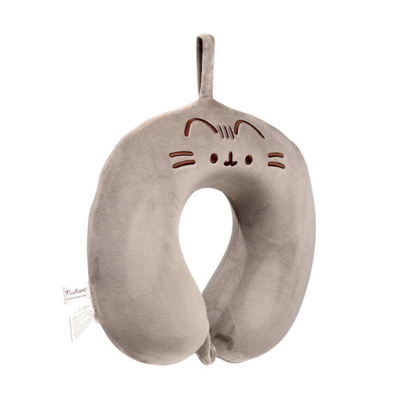 Relaxeazzz Pusheen the Cat Plysch Memory Foam Resekudde - Image 3