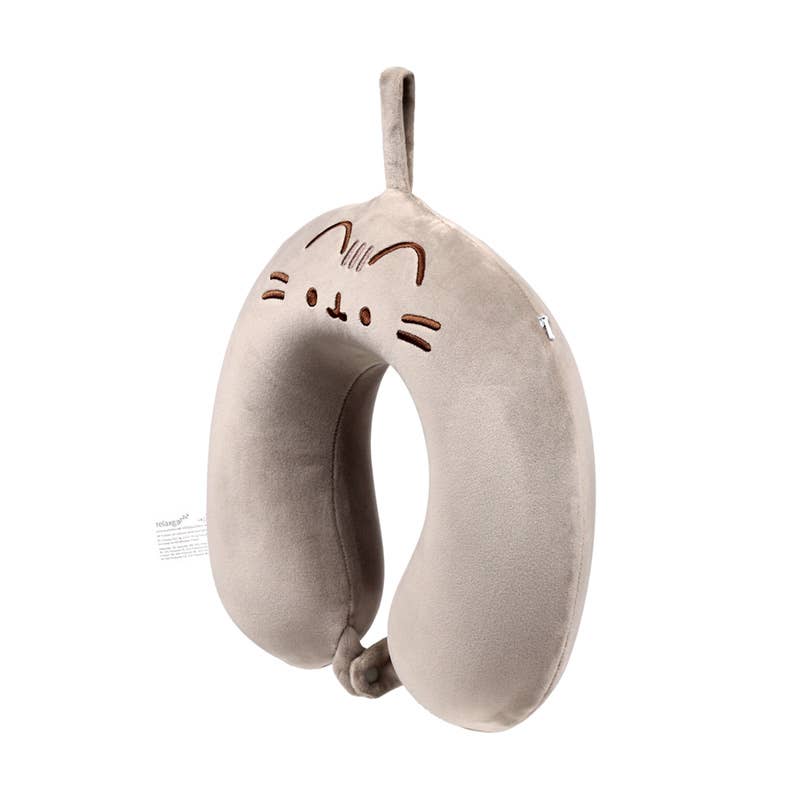 Relaxeazzz Pusheen the Cat Plysch Memory Foam Resekudde - Image 4