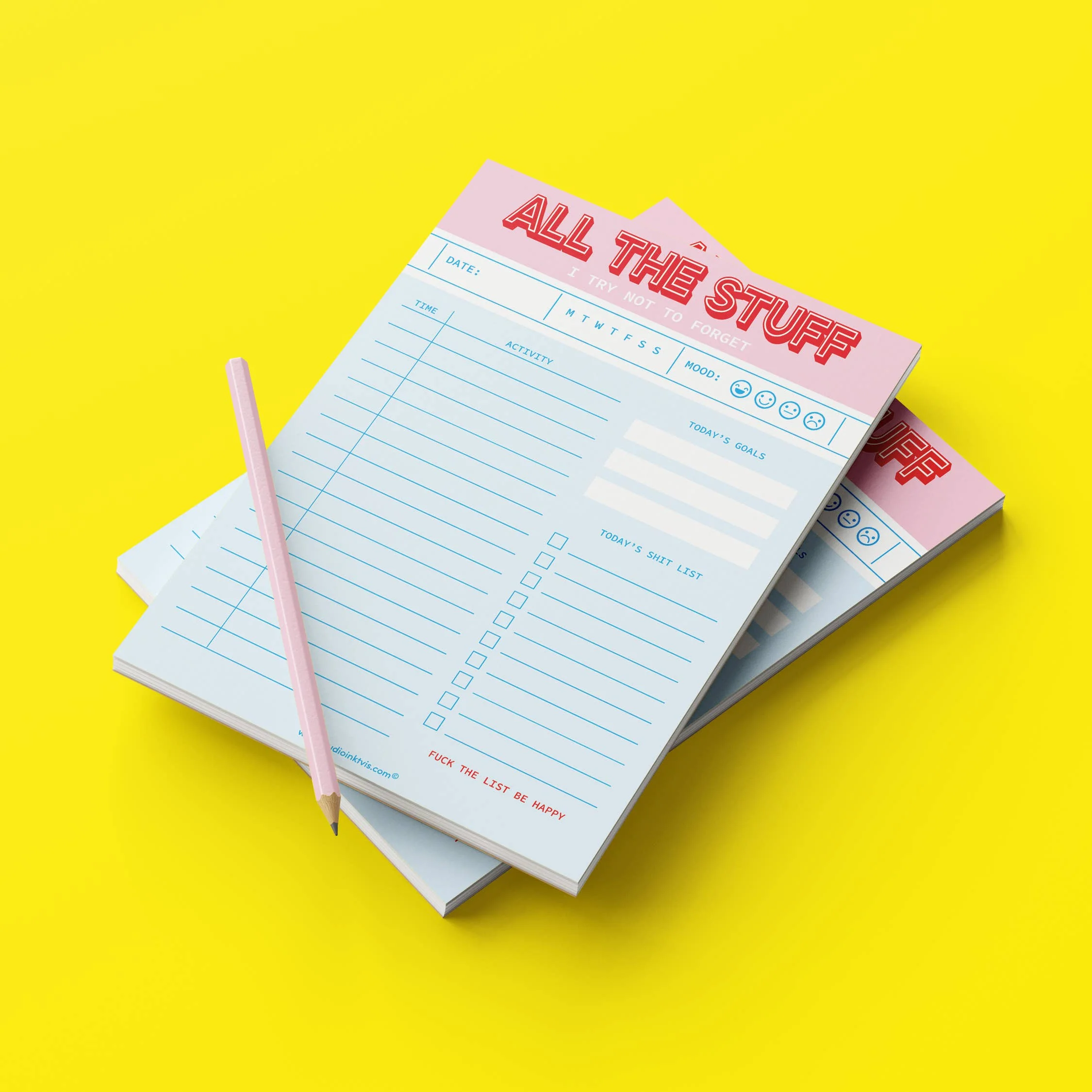Anteckningsblock A5 - "All the stuff i try not to forget" - Image 8