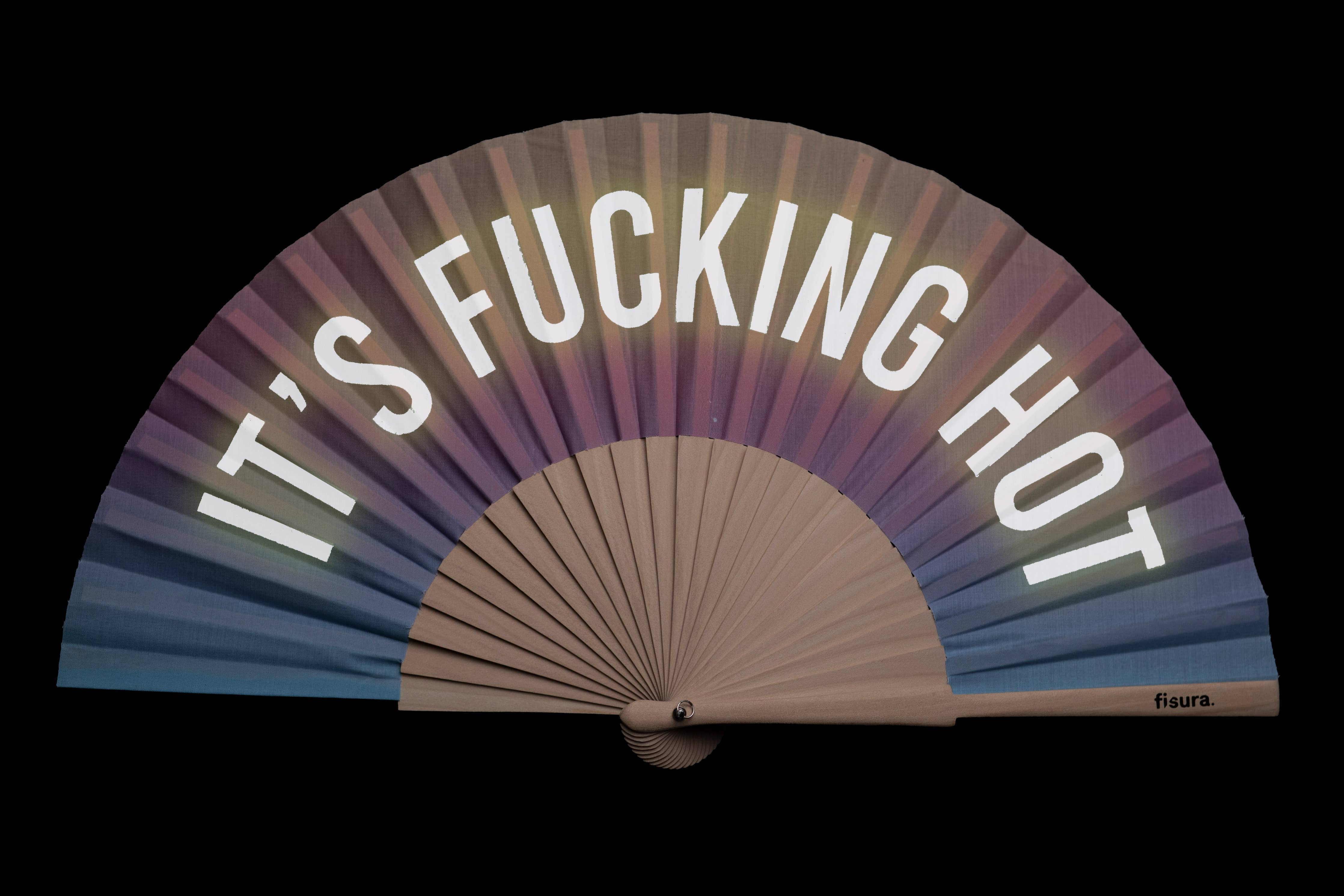 Solfjäder "Fucking Hot" Ombré - Lyser i mörkret - Image 2