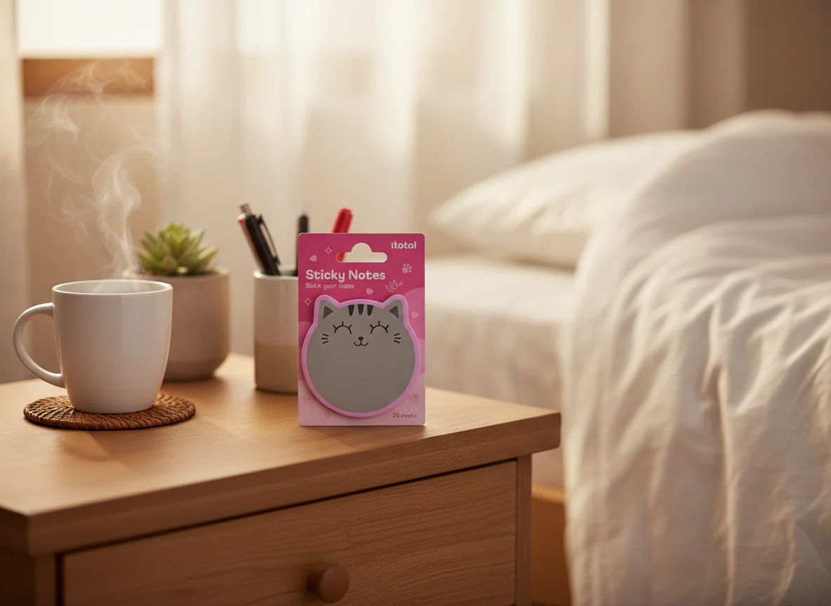 Sticky notes - Grå Katt - Image 2