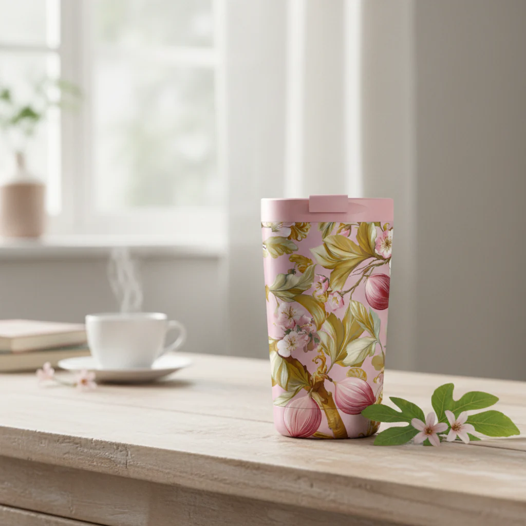 IZY- Termosmugg Fico Rosa Isolerad Kaffemugg - Image 2