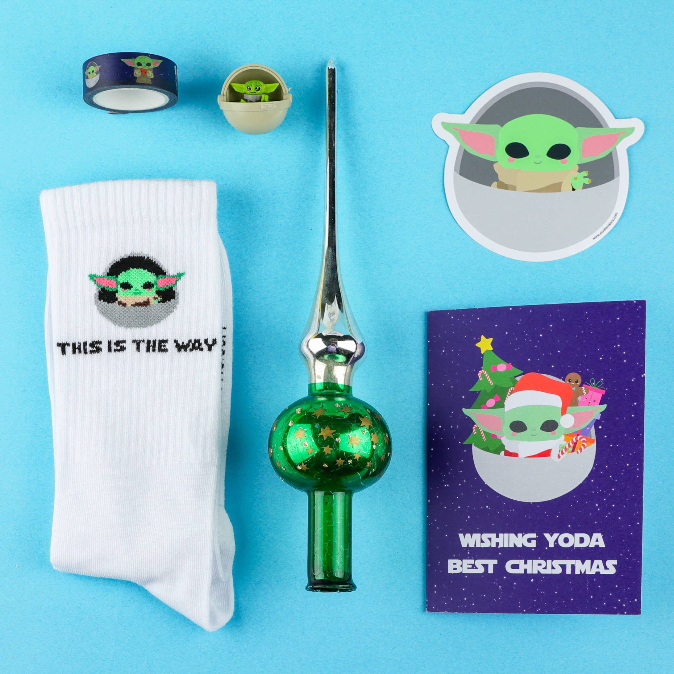 Washi-tejp Baby Yoda Grogu från Mandalorian - Image 6
