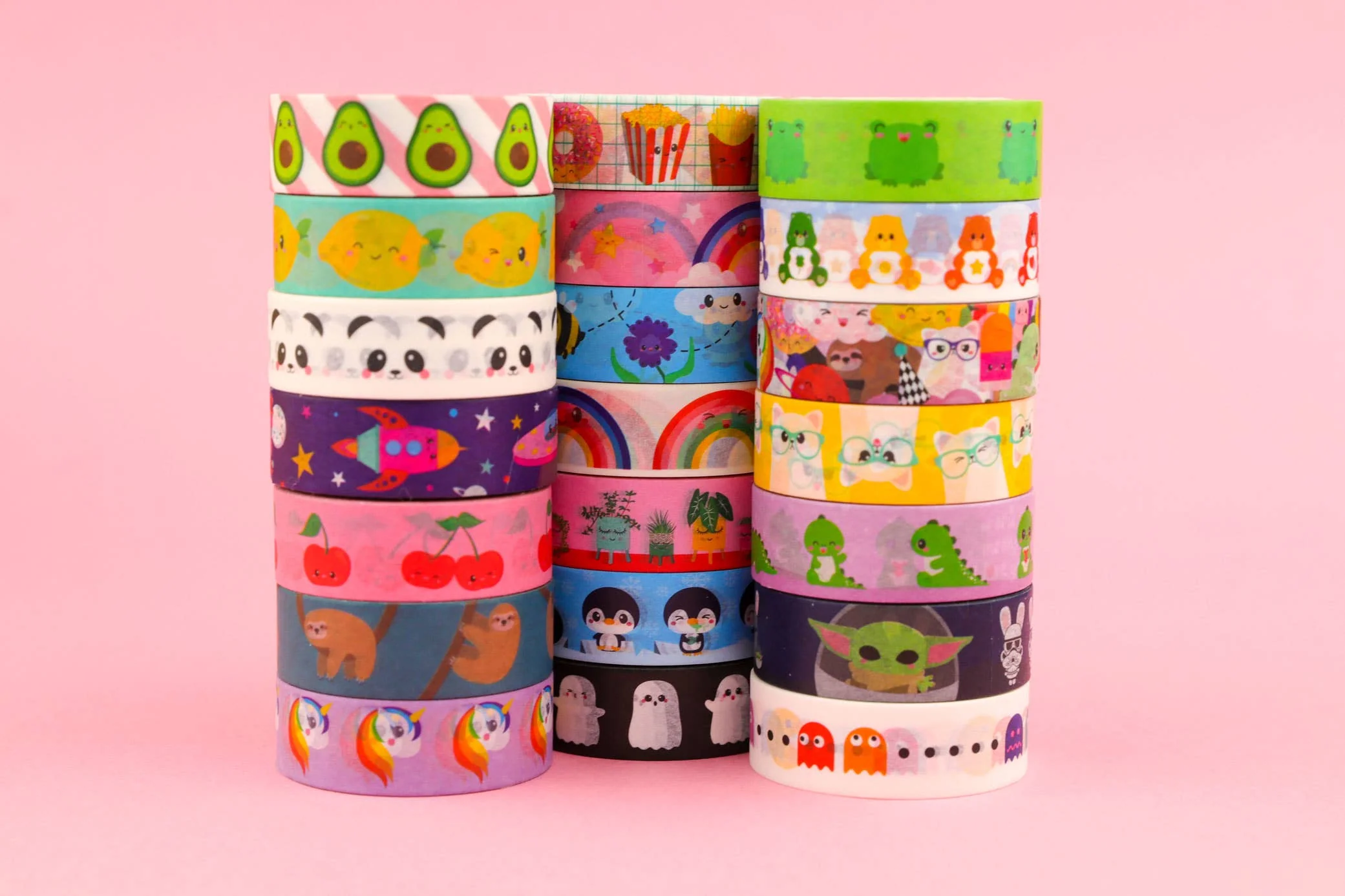 Washi-tejp Baby Yoda Grogu från Mandalorian - Image 9