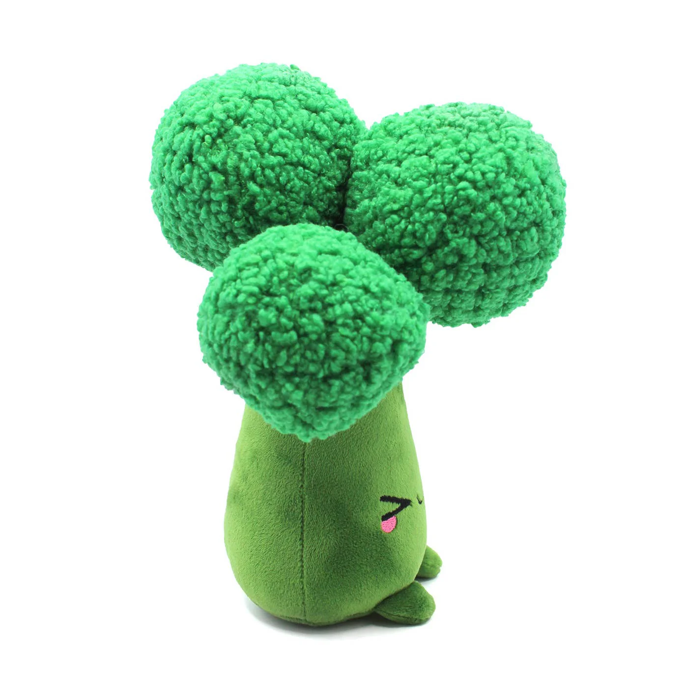 Yummies Kokkoli Broccoli Gosedjur - Mjuk Plysch 26 cm Kawaii och Rolig - Image 3